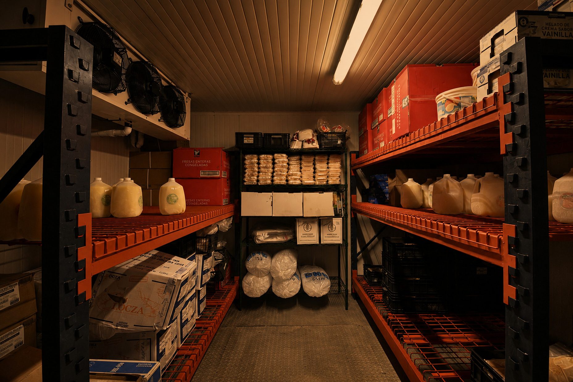 Inventario bajo control en almacén refrigerado
