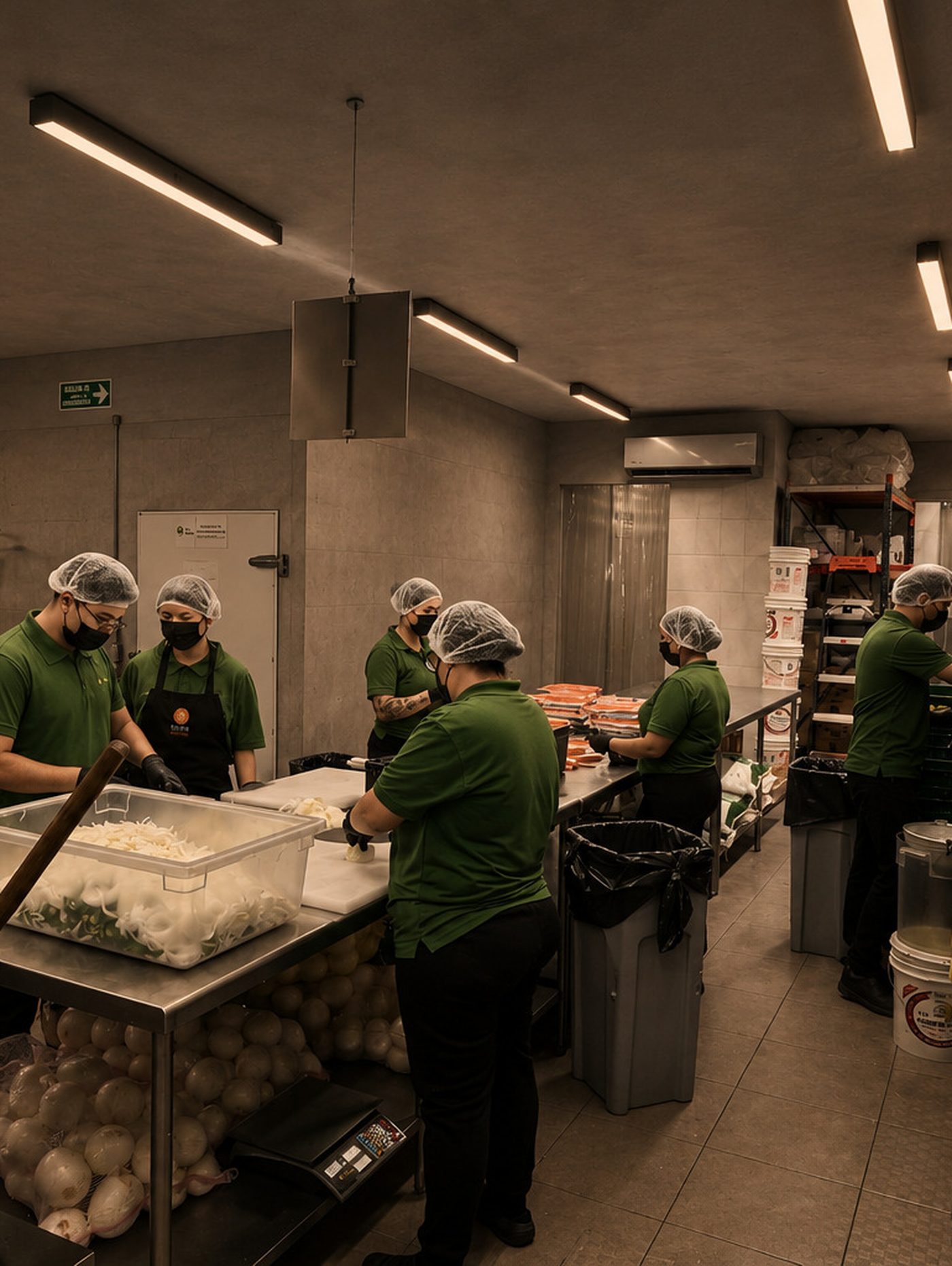 Producción centralizada en cocina Peva